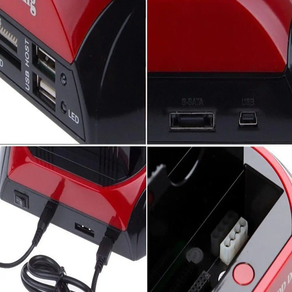 

Новый высокоскоростной жесткий диск USB2.0 2,5/3,5 дюймов IDE + SATA ридер, многофункциональный мобильный диск с жестким диском и коробкой Y6S2
