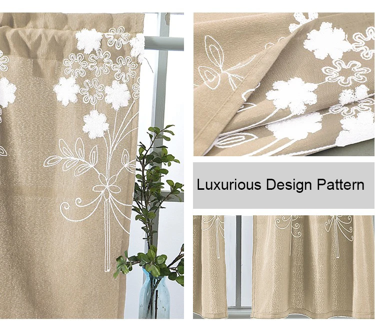 

Short Curtain Gilding Stars Valance Drapery Kids Girls Shades Blinds Small Window for Living Room Bedroom