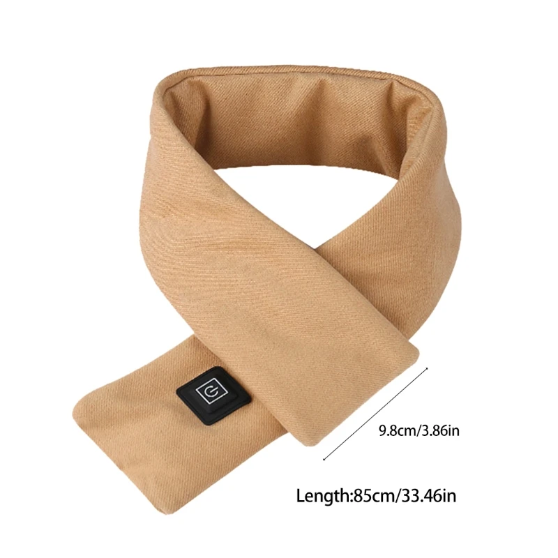 

Men Women Winter Warm Electric Heating Scarf USB Charging Thermostat Scarf
