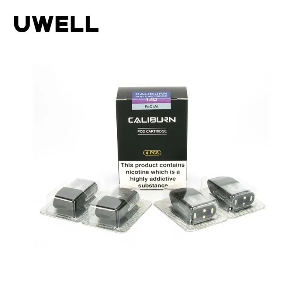 

Original Uwell Caliburn Replacement Pod Cartridge 2ml 1.4ohm Electronic Cigarette Vape Accessory