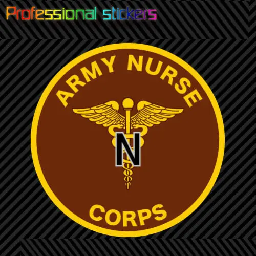 

Army Nurse Corps Seal Sticker Die Cut Vinyl Military Nursing Officer Stickers for Cars, Bicycles, Laptops, Motos