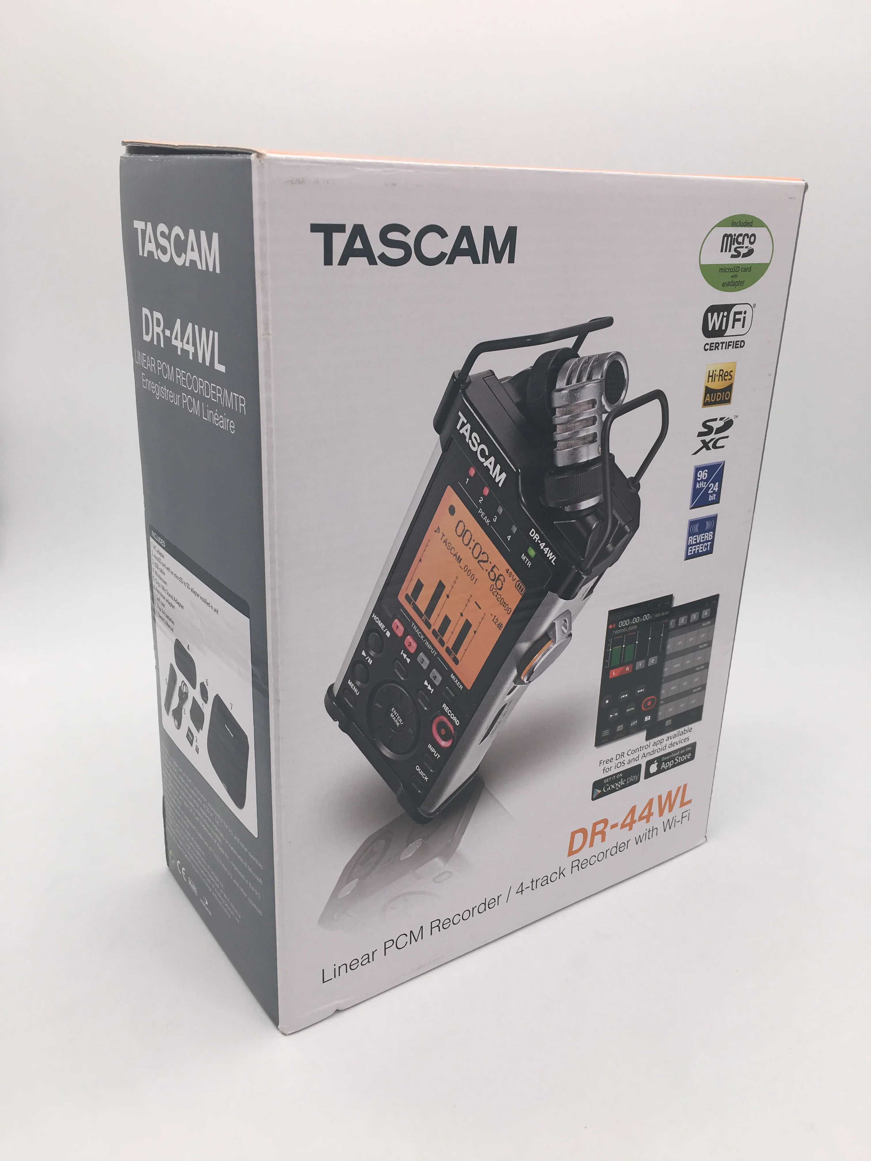 TASCAM DR44WL DR 44WL 4 канальный Портативный рекордер Hi Fi Запись ручка WI FI передачи