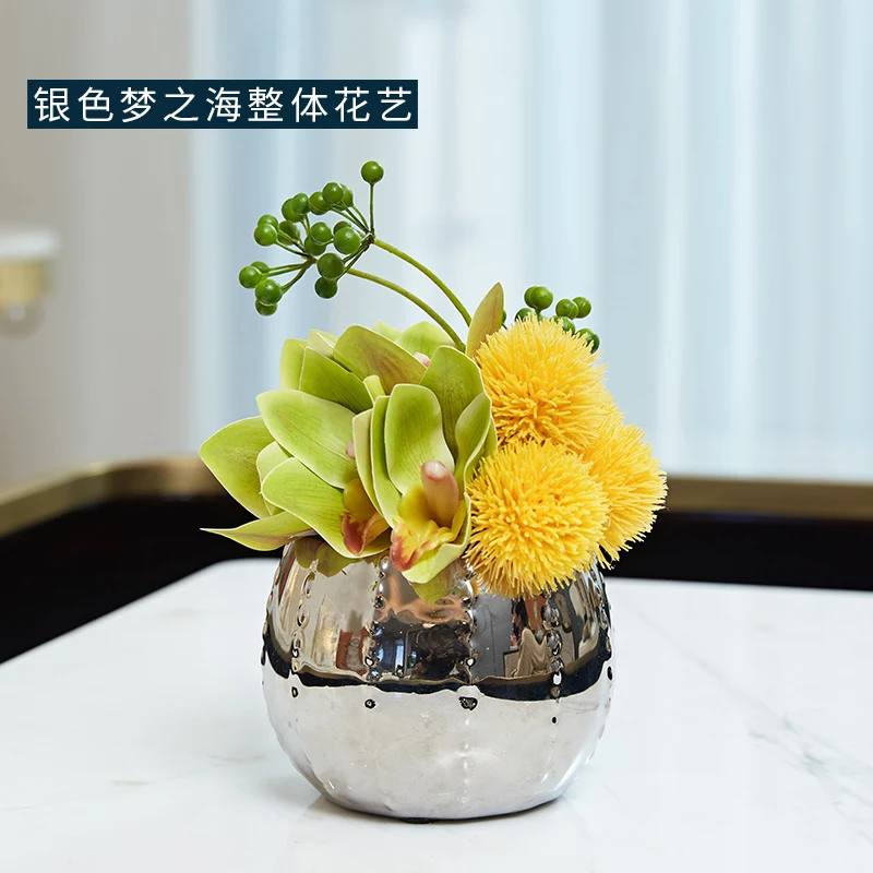 

Современные художественные вазы, простая креативная ручная ваза для спальни, Настольная Ваза-контейнер для растений, декоративная ваза для...