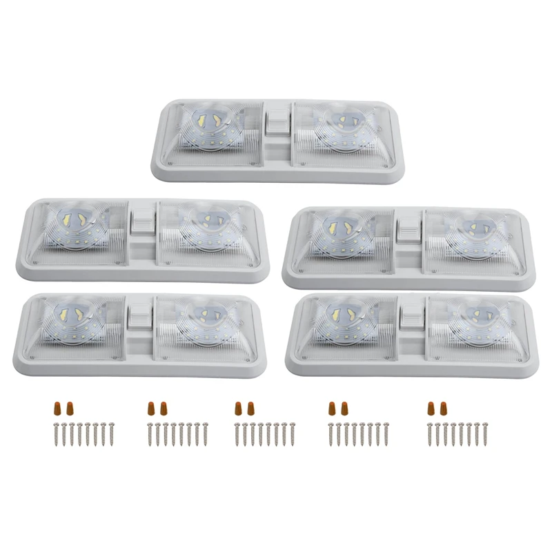 

RV Interior Led Ceiling Light Boat Camper Trailer Single Dome 12V 280LM Dimmer
