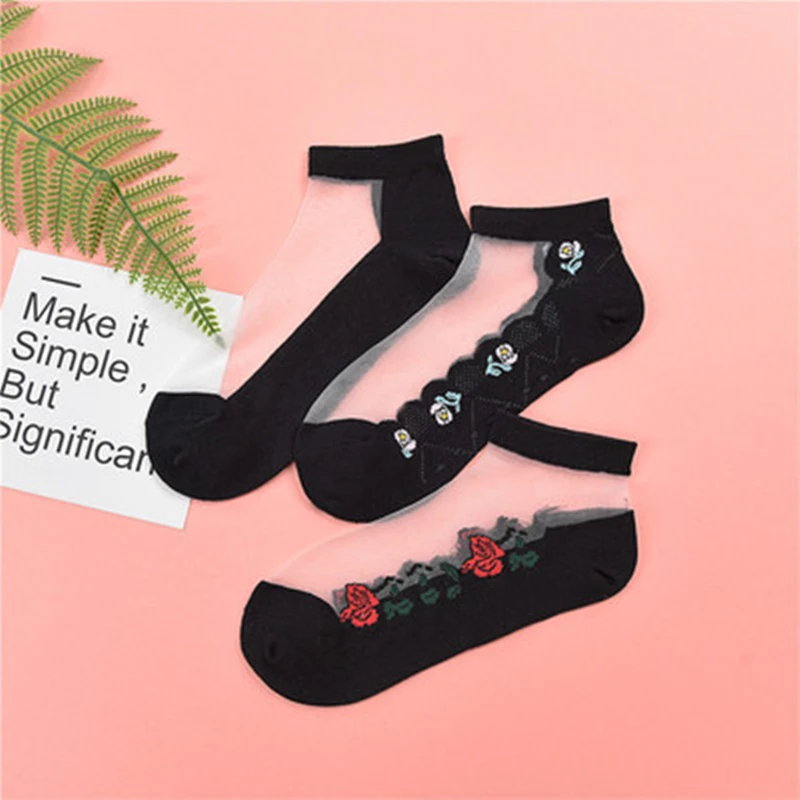 Комплект женских носков 3 пары хлопок цвета на выбор | Женская одежда