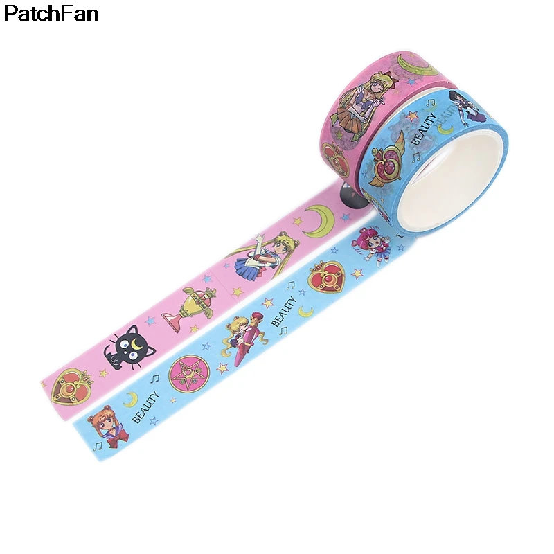

A2387 Patchfan Anime Cosplay Washi Tape Sticky Decorative Paper Tape DIY Decoration Office Stationery Scrapbook