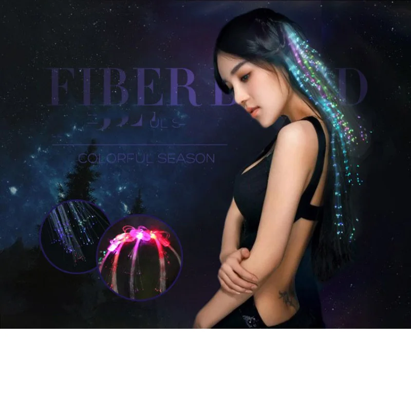 Прямые продажи с фабрики яркие светящиеся косички светодиодсветодиодный для