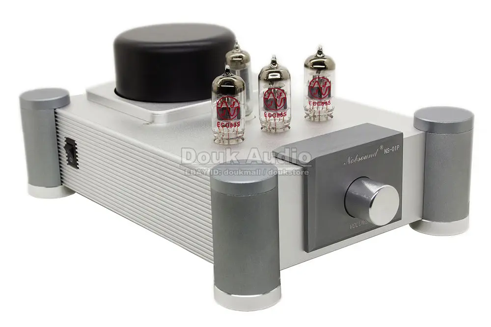Nobsound 12AX7(Tesla/JJECC83) клапан и вакуумный ламповый усилитель стерео Hi-Fi стерео аудиофильского класса Предварительный усилитель Ref Marantz 7 - Цвет: JJ ECC83 Version