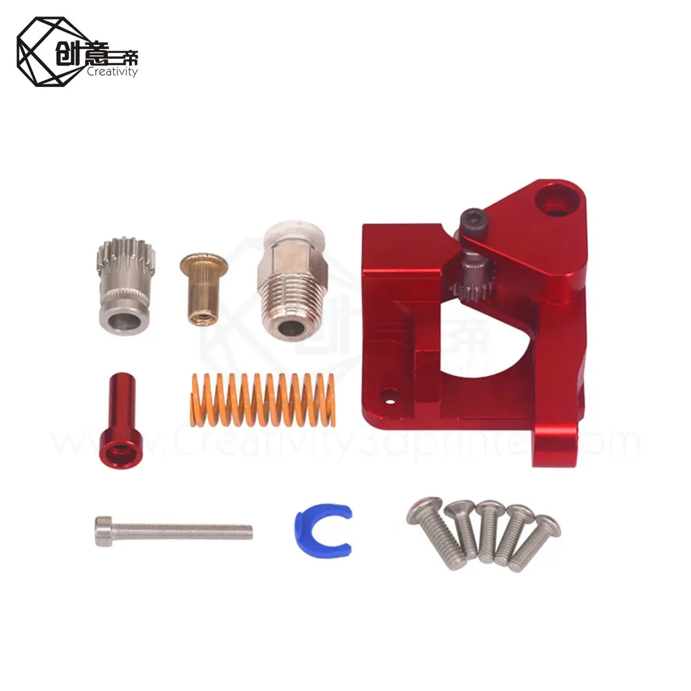 Обновленный алюминиевый двухступенчатый металлический экструдер Mk8 для