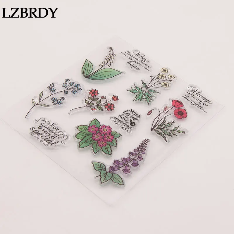 1 упаковка прозрачные резиновые штампы для скрапбукинга | Дом и сад