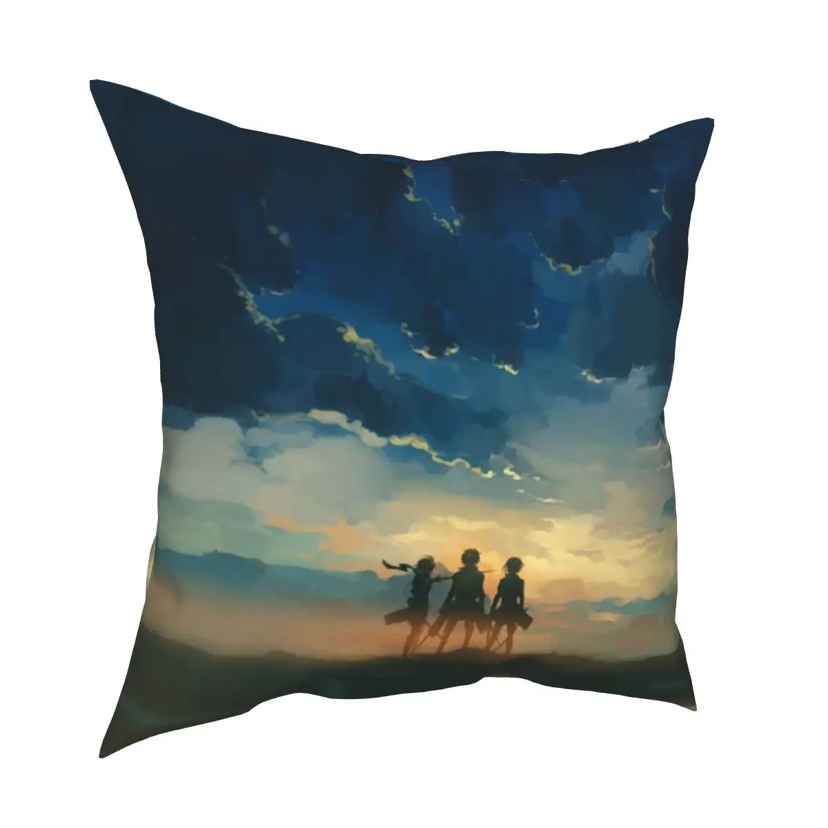 

Чехол для подушки с изображением атаки на титанов, наволочка для подушки, украшения, чехол для подушки в стиле аниме, чехол для домашней поду...