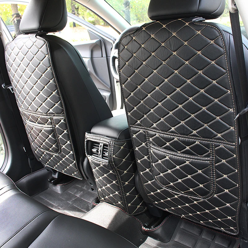 Car Styling Leather Interior Seat Protector Side Edge Protection Pad For Nissan Sentra B18 2020-PresentSticker Anti-kick Mat | Автомобили