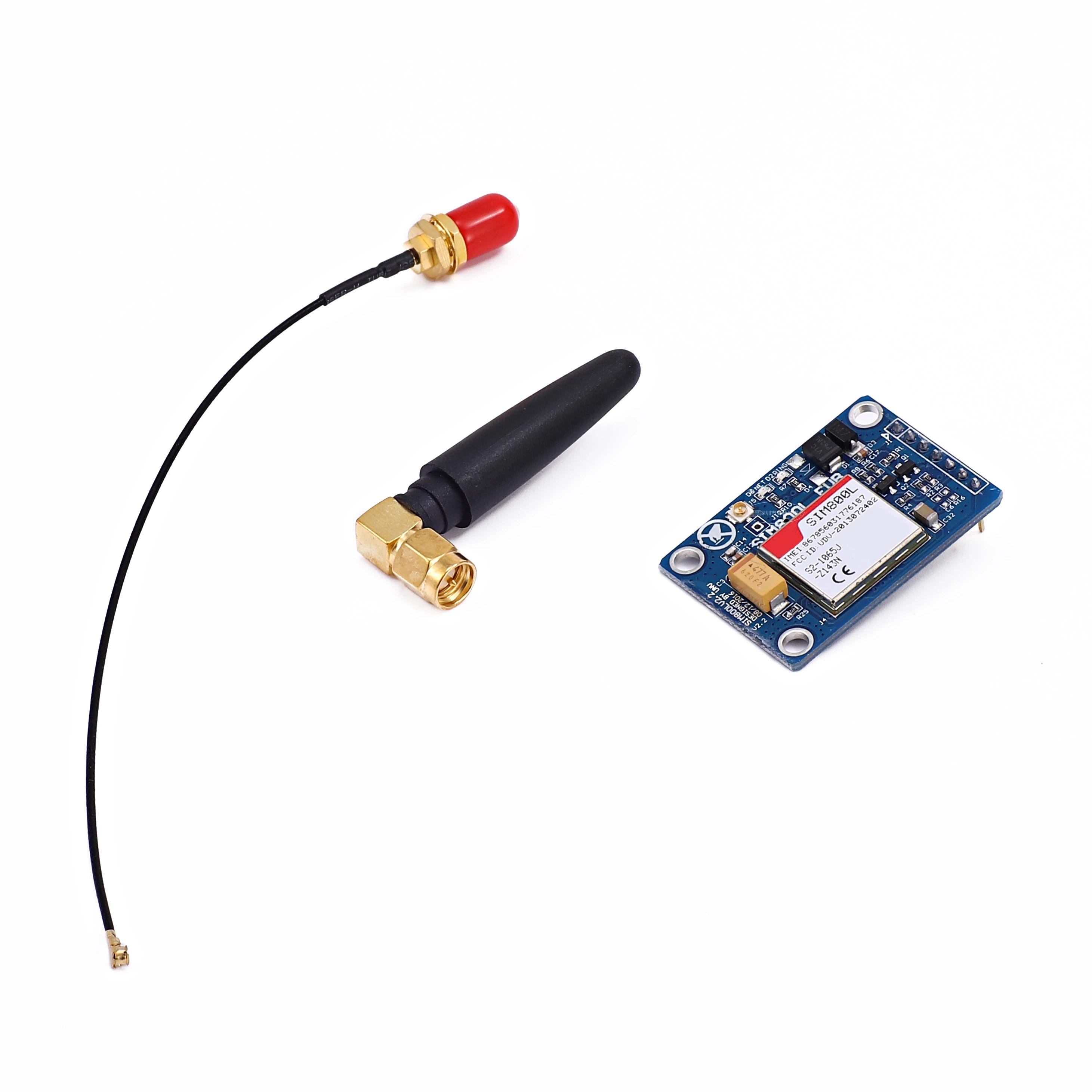 SIM800L V2.0 5V беспроводной GSM GPRS модуль четырехдиапазонный с антенной кабельный