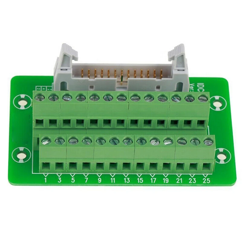 Электроника 26Pin 5 мм IDC коннектор Breakout Board клеммный блок|Детали и аксессуары для