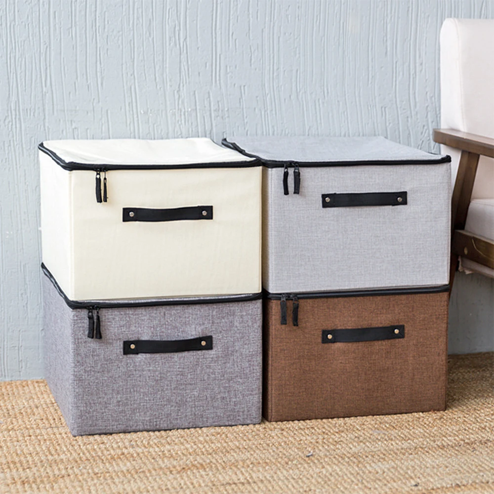 

Portable Closet Fabric Storage Box Accessories Tool Big Quality Decorative Underwear Essential Design Storag Cloth Containers