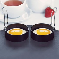 4pcs fried egg pancake shaper omelette mold mould frying egg cooking breakfast tools stainless steel kitchen accessories