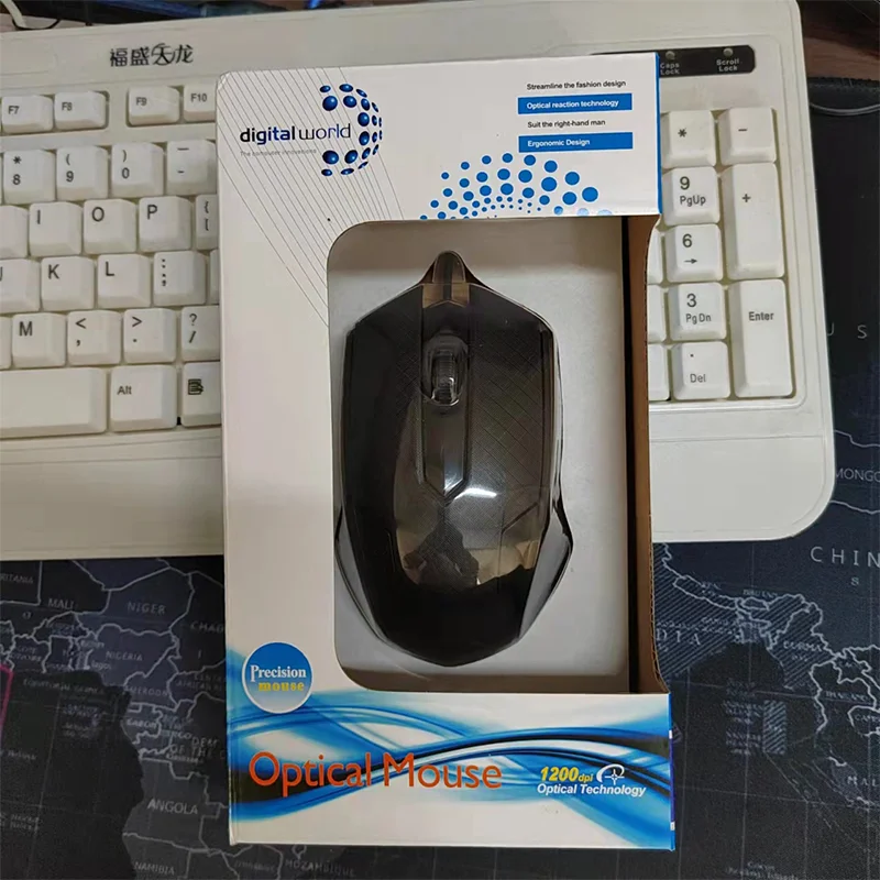 Оптическая Проводная USB-мышь для ноутбука длина кабеля 110 см | Компьютеры и офис