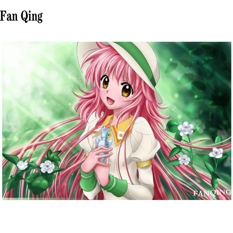 

Новый домашний декор мультфильм аниме девушка 5D DIY Алмазная Картина Набор стежков Настенная Наклейка мозаика Алмазная вышивка живопись