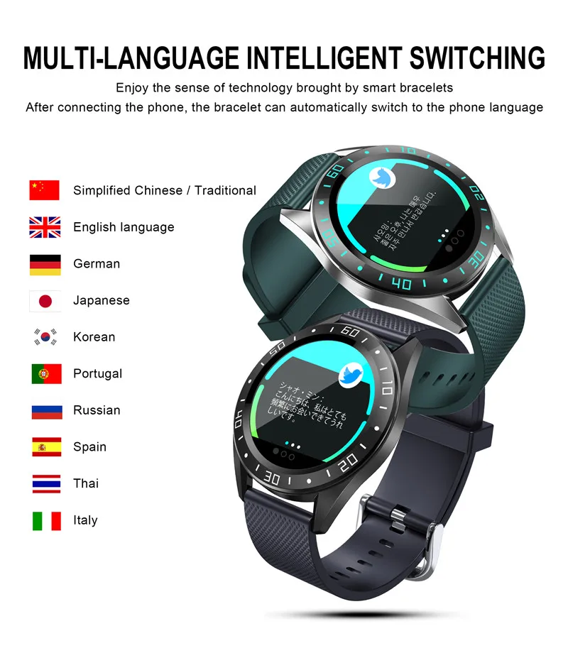 

GT105 Men Smartwatch Heart Rate Blood Pressure Monitor Women Smart Watch With Weather Push Music Control Call Remote photography