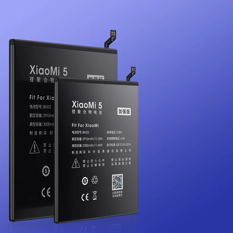 Аккумулятор NOHON для Xiaomi Mi 8 Pro 9T MIX 3 Max 2 2S Redmi 3S 3X 4X 3Pro 5 Plus K50 Note 8Pro 7 5A 4 K20 11 E POCO M4 F1 X4