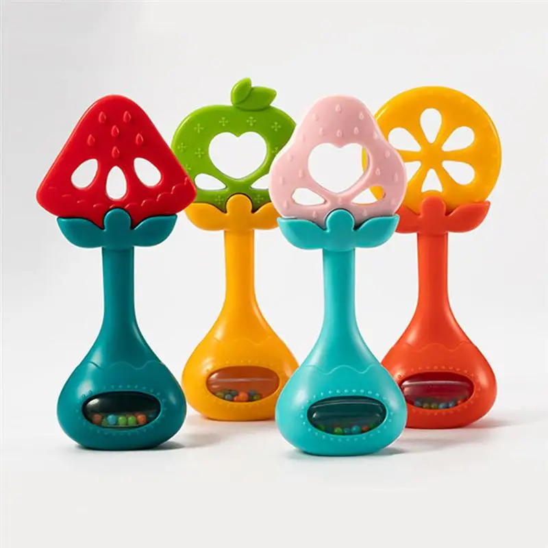 

4pcs Baby Teether Baby Chewing Toys Teeth Grinding Toys Infant Rattle Toys