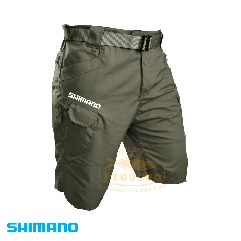 Продажа Летние Shimano мужские уличные шорты кольца в виде пятиконечной брюки тактические комбинезоны быстросохнущая одежда размера плюс воздухопрон...