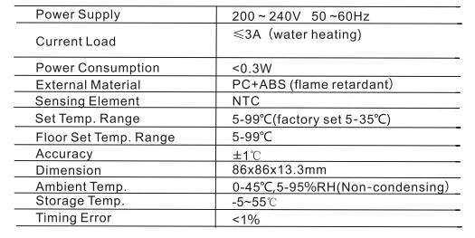 Beok TGT70-WP и TDS21-WP термостат регулятор температуры воды, подогрев пола термостат 200-230 В переключатель контроллер 3A
