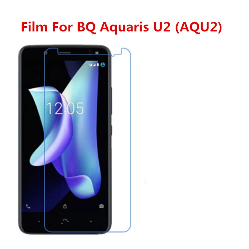 1/2/5/10 Pcs Ultra Thin Clear HD LCD Screen Protector Film With Cleaning Cloth Film For BQ Aquaris U2 (AQU2).