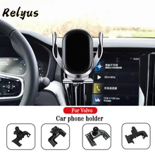 Car Wireless Charger Car Mobile Phone Holder Air Vent Mounts Stand Bracket For Volvo S60 S90 V60 V90 XC40 XC60 XC90 Accessories