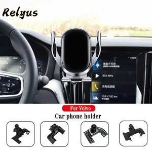 car wireless charger car mobile phone holder air vent mounts stand bracket for volvo s60 s90 v60 v90 xc40 xc60 xc90 accessories free global shipping