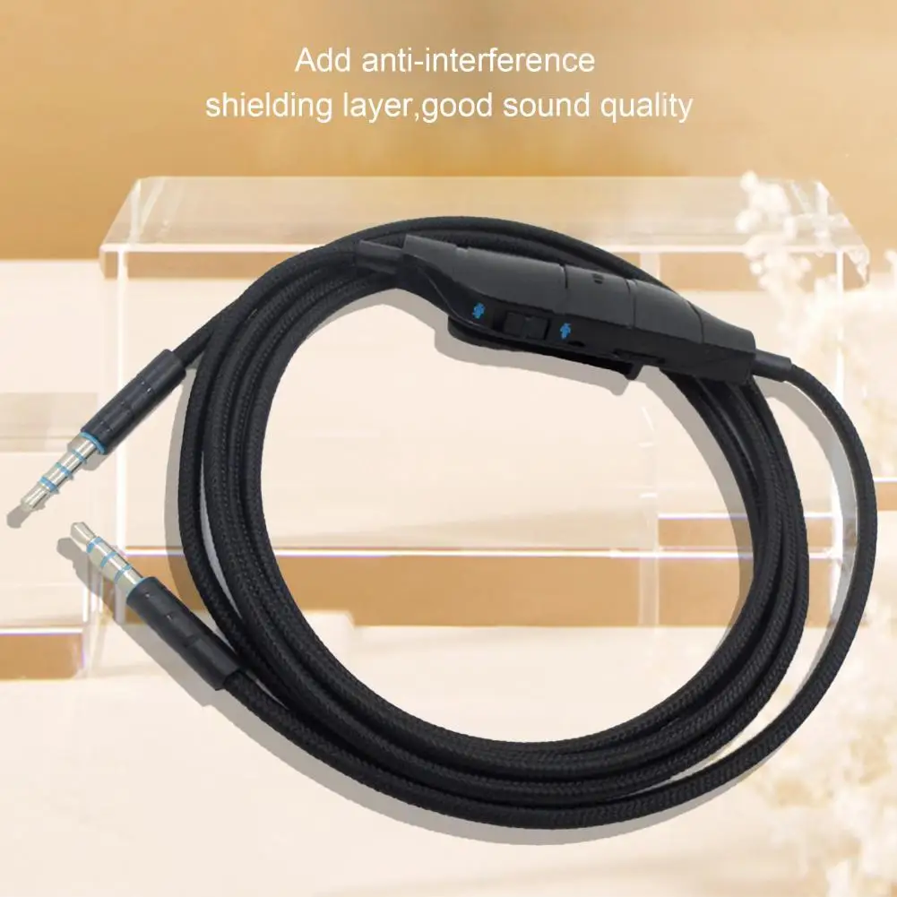 Износостойкий аудиокабель шнур для подключения Plug Play с защитой от помех 3 5 мм