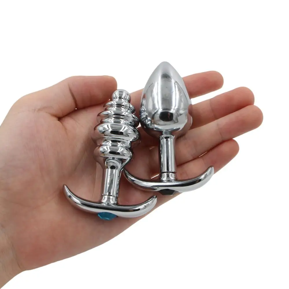 Металлическая Анальная пробка большие гей-игрушки для мужчин женщин взрослых