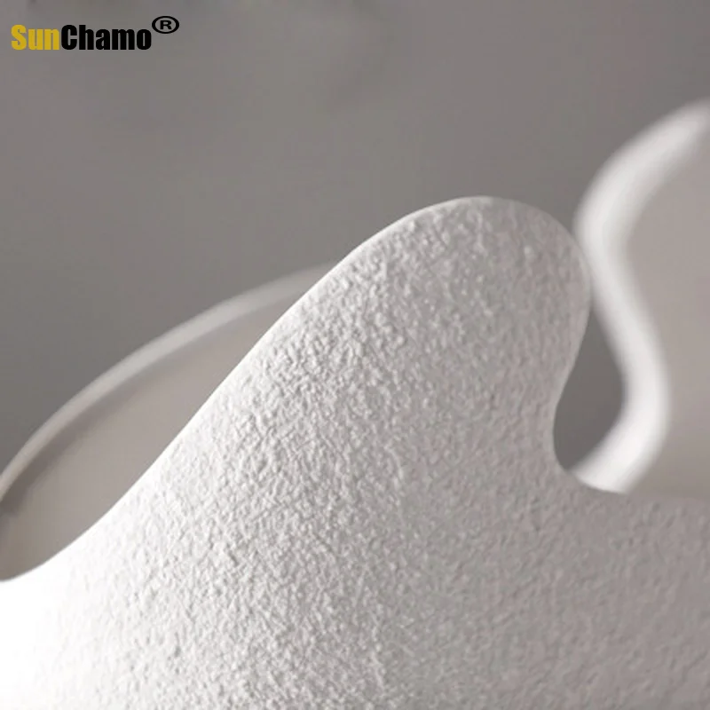 Керамическая ваза креативные современные модные белые яичные ракушки Цветочная