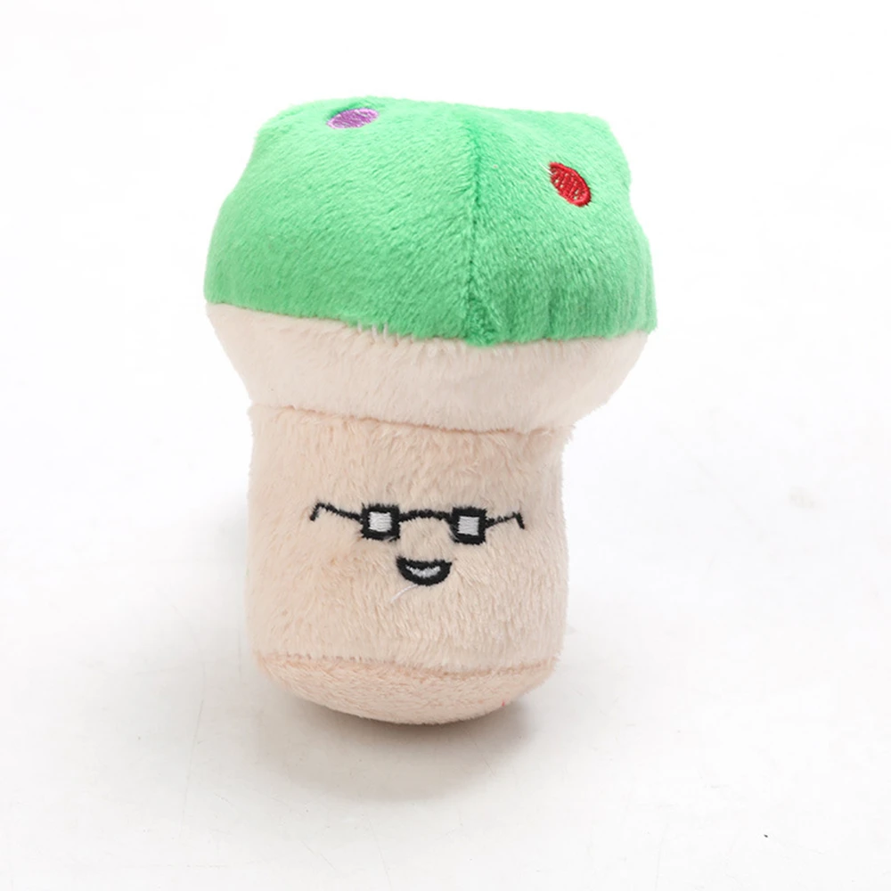 Pet Toys Dog Puppy Chew Toy Plush Sound Cute Vegetable Mushroom Design plush Interactive dog toy pet supplies |