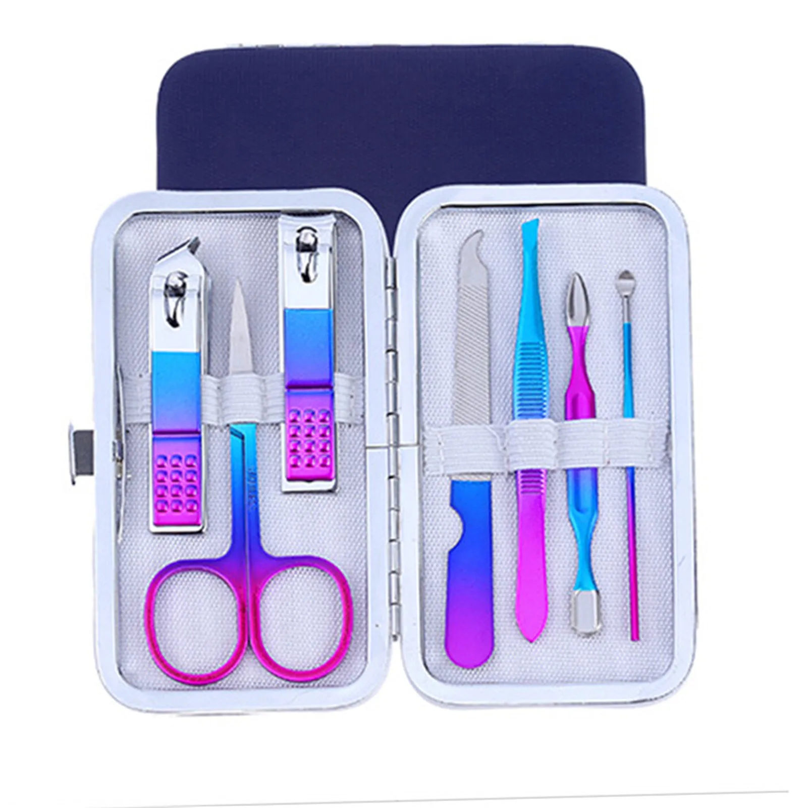 

Nail Clippers Sets High Precision Stainless Steel Nail Cutter Pedicure Kit Nail File Sharp Nail Scissors and Clipper CIN6 899
