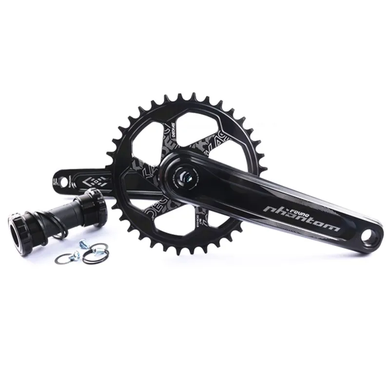 Fovno Кривошип 170/175 мм для горного велосипеда Deckas Корона 3 30/32/34/36T SRAM черный с BSA BB