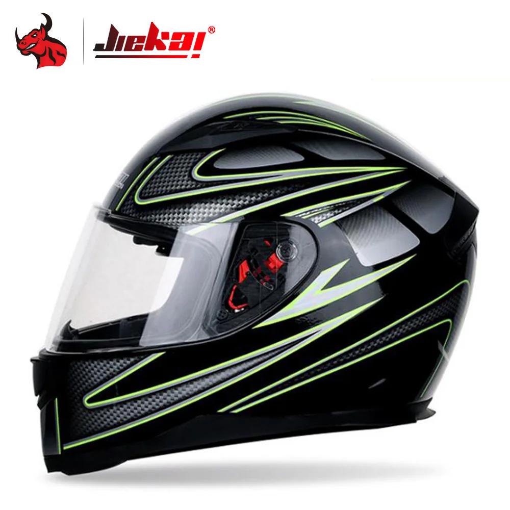 Мотоцикл JIEKAI шлем для мопеда и мотокросса Moto защитный скутер верховой езды