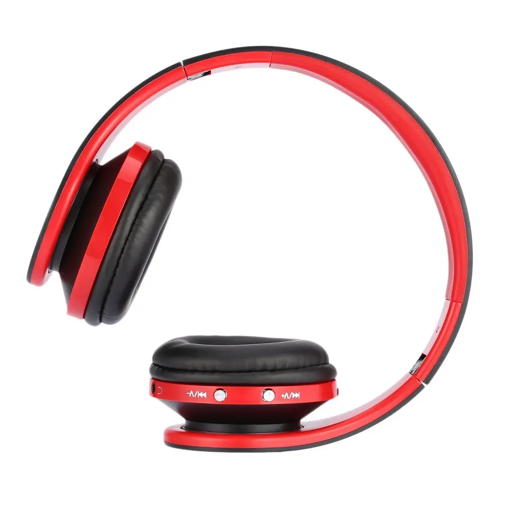 Bluetooth наушники с микрофоном для мобильного компьютера планшета тяжелый бас складной портативный регулируемый для iPhone ПК ноутбука 3,5 мм аудио