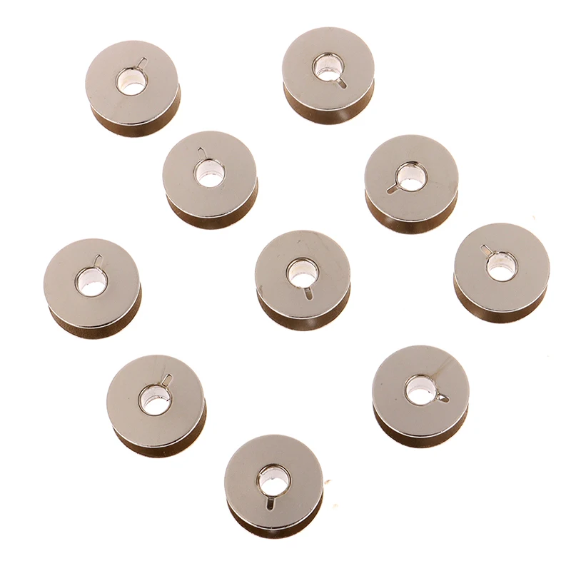 10PCS Stainless Steel Sewing Machine Bobbins Spool for Brother Janome Singer Metal Craft Tool | Дом и сад