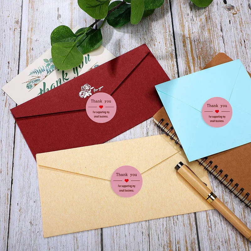 

1" round handmade stickers thank you for supporting business stickers thank you stickers gracias pegatinas Xmas Gifts decoration