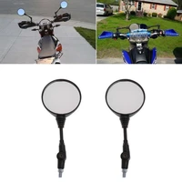 80 hot sales 1 pair folding round motorcycle side rearview mirror motorbike durable auto part