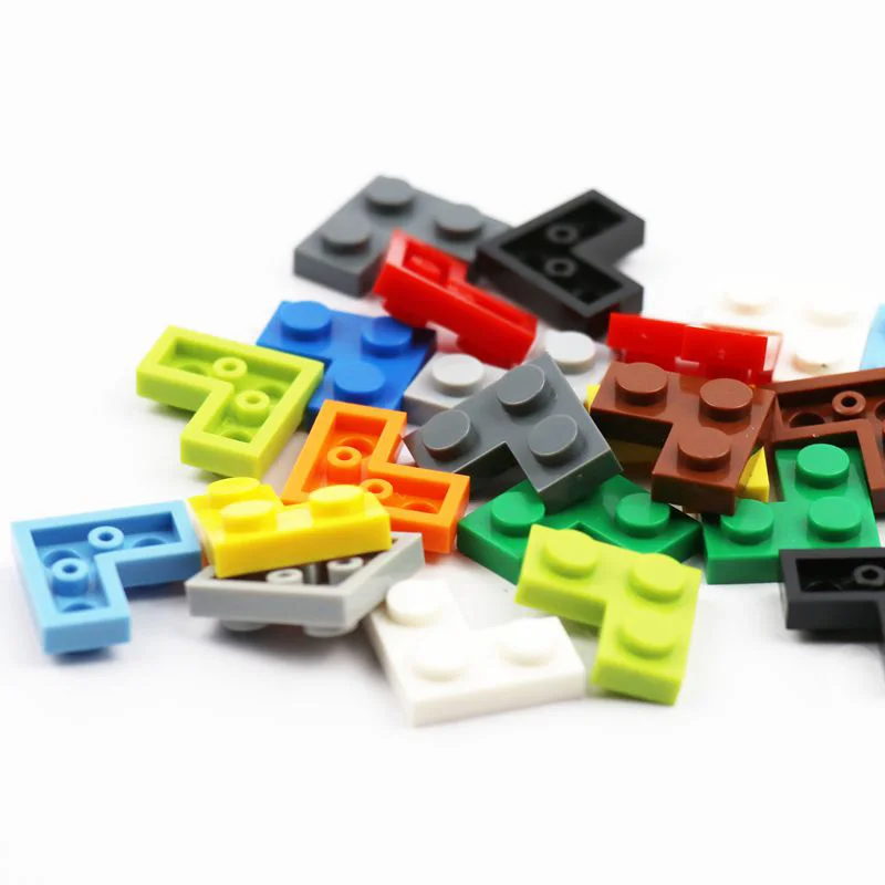 Пластина 2x2 Угловые строительные блоки детали MOC развивающие креативные игрушки