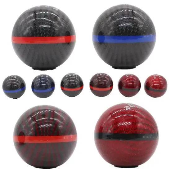 Подлинное углеродное волокно красный рычаг ручного переключения Mugen Подходит