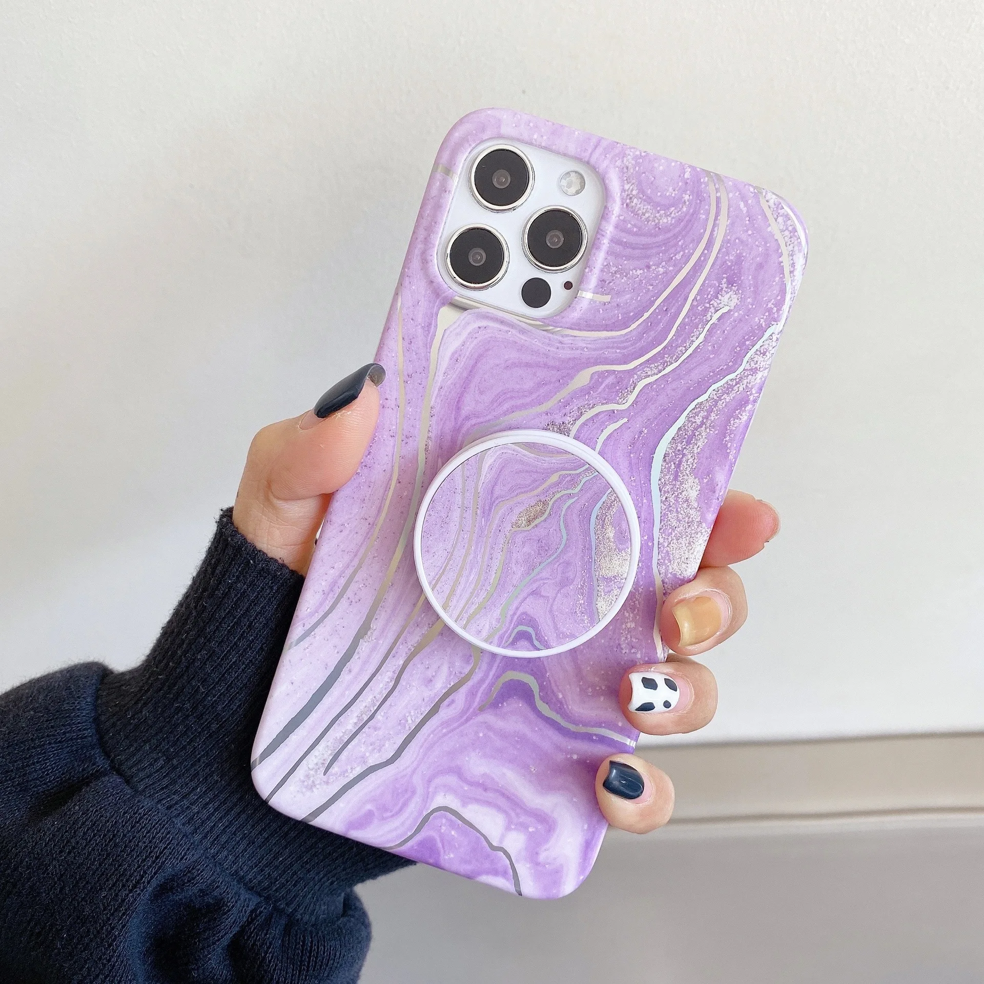 Роскошный Полосатый мраморный чехол для iPhone 12 Pro Max XR 11 X XS мягкий силиконовый