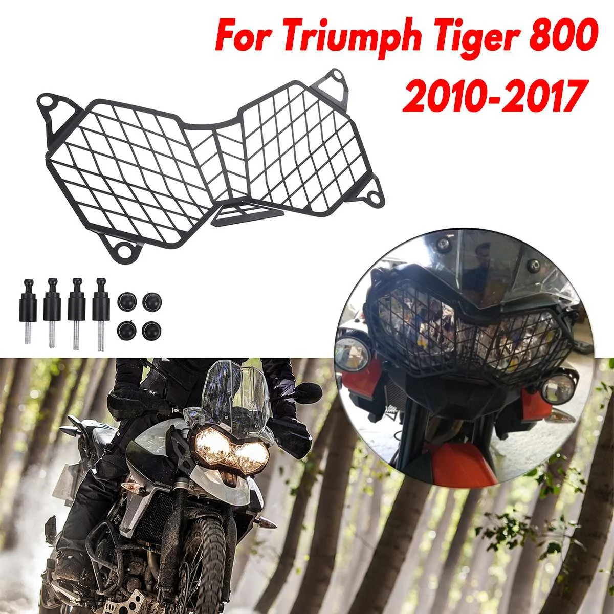 

ЧПУ защитный чехол для передней фары мотоцикла Triumph Tiger 800 XC/XCX/XR/XRX 2010-2017