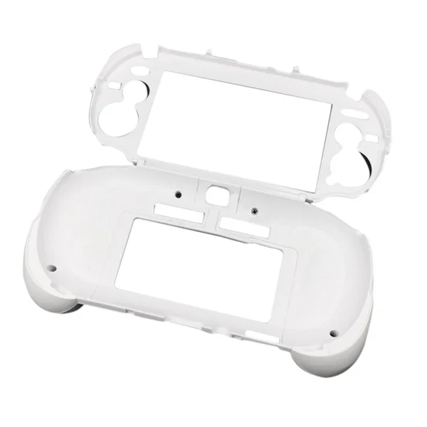 White Матовый чехол-подставка для джойстика с рукояткой и кнопкой триггера L2 R2 для игровой консоли psv 1000 psv 1000 PS VITA 1000 - Цвет: White
