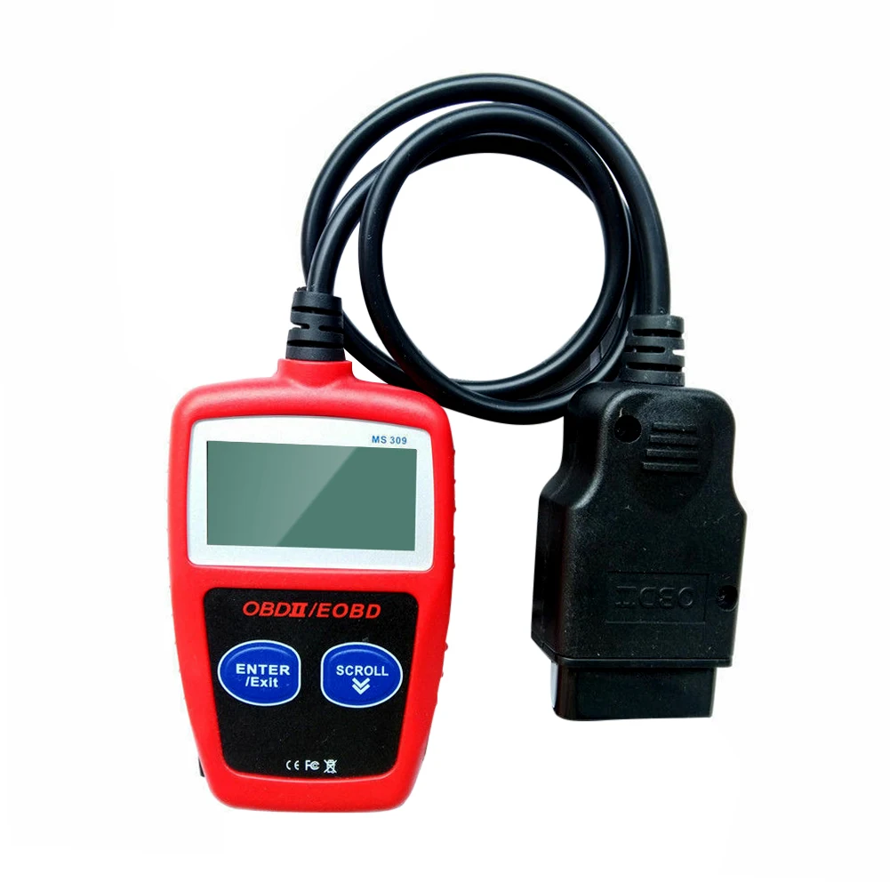 OBD2 читатель кода MS309 сканер OBDII EOBD может двигатель авто диагностический