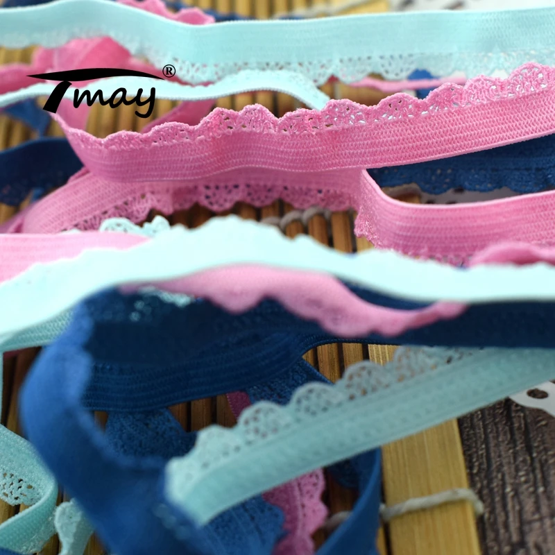 #2004 классические эластичные ленты в форме Зубцов кружева 8 цветов детское женское