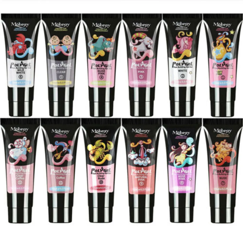 

Manicure Tool Glitter women Nail Quick Drying Phototherapy Glue Multi Color Extension Glue 15ml Quick Extension Manicure