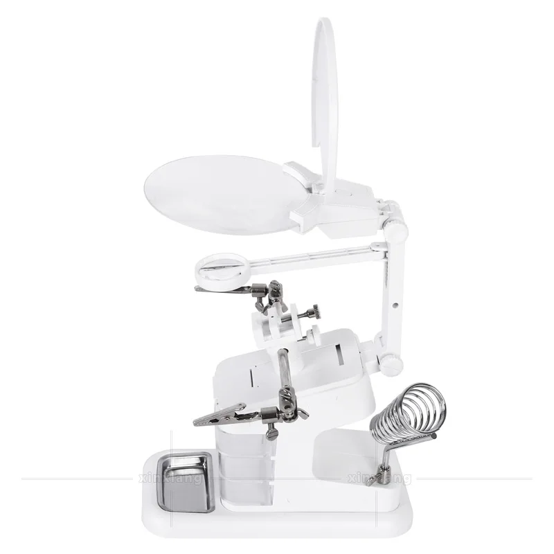 Настольная лупа 2 светодиодный сварочный инструмент светильник 3 ручная пайка